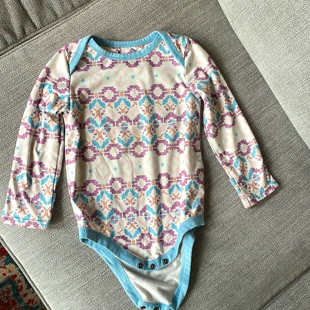 Baby girl Patagonia baselayer.